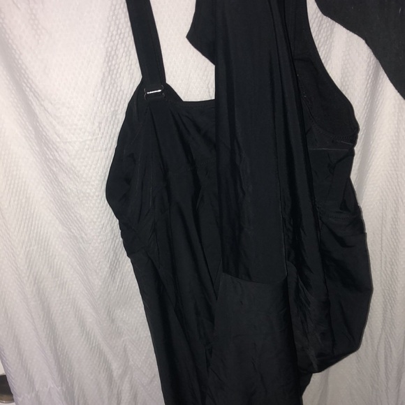 TWO size 24 All Black Swim Dresses (no bottoms) Perfect for Summer Swims 2025 - Picture 14 of 16